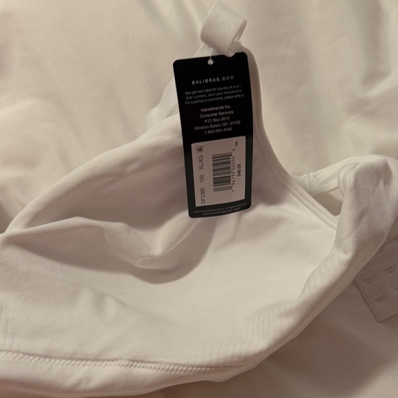 Bali Comfort Revolution Wireless Bra - White (Size XL) - Picture 4 of 5